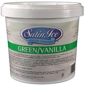Satin Ice Green Rolled Fondant 2 Lb
