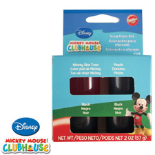 Mickey Mouse Clubhouse Icing color set