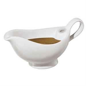 Double Wall Ceramic Sauce/Gravy Server