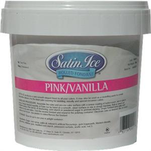 Satin Ice Pink Rolled Fondant 5 Lb