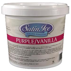 Satin Ice Purple Rolled Fondant 5 lb