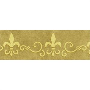Fleur De Lis Side Cake Stencil 6in x 18in