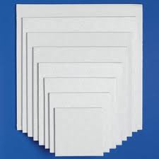 White Waxed Square Cake Boards