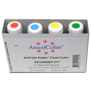 AmeriColor Soft Gel Paste Beginner Food Color Kit