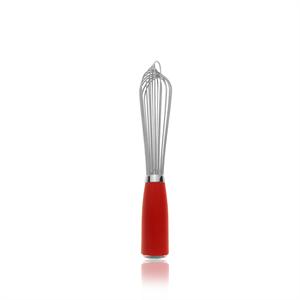 Mini Cooking Whisk, Chrome Dream Collection, Red