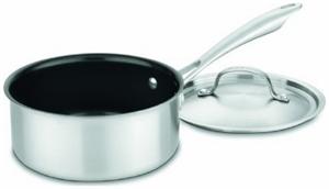 Cuisinart GreenGourmet Tri-Ply 2-qt. Saucepan with Cover