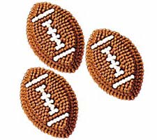 Football Icing Decorations