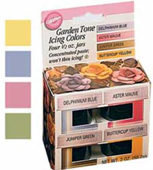 Wilton Garden Tone 4 Icing Colors Set