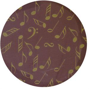 Gold Music Note Transfer Sheet