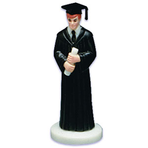Boy Grad Cake Toppers
