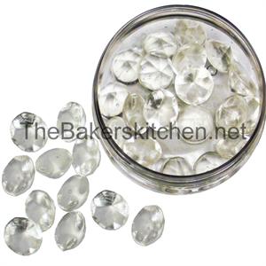 Large Edible Diamonds 1-inch Diameter-30 per pkg.