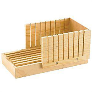 Harold Imports Wood Bread Slicer