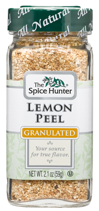 Spice Hunter Granulated Lemon Peel 2.1 oz.