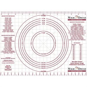 Magic Dough Non Slip Pastry Mat With Measurements