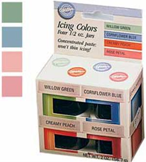 Wilton Pastel 4 Icing Colors Set