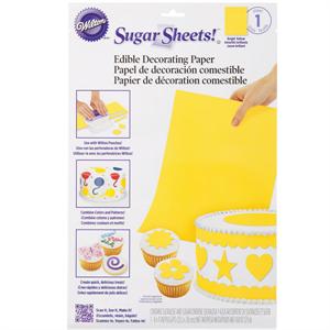 Solid Color Sugar Sheets Edible Decorating Paper