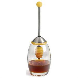 Honey Jar & Silicone Dipper
