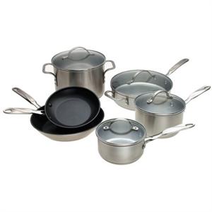 Simply Calphalon 10 Piece Cookware Set 