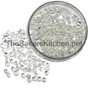 Small Edible Diamonds 3/8 Inch Diameter-224 per pkg.