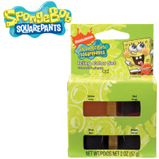 Spongebob Squarepants Cake Icing Color set