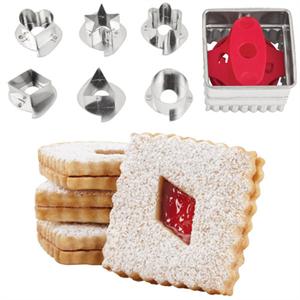 Square Linzer Cutter Set