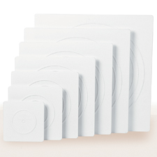 Decorator Preferred Square White Separator Plates