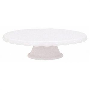 White Ceramic Pedestal Cake Stand