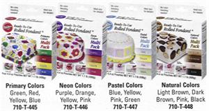 Wilton color fondant multi packs
