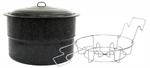Granite-Ware Enameled Steel 33 Quart Canner With Rack