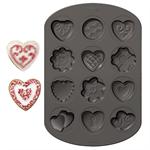 Valentine Cookie Shapes Pan