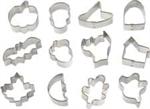 12-Pc. Mini Halloween Metal Cookie Cutter Set