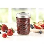 Ball 8-oz. Quilted Crystal Jelly Jars, Set of 12