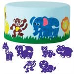 6-Pc. Animals Cake Stamp Set