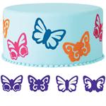 4-Pc. Butterflies Cake Stamp Set