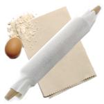 Rolling Pin Cover And Pastry Cloth Set
