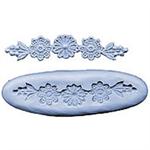 4-1/2 Inch Flowers Lace Silicone Mold