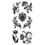 Inkadinkado Clear Stamp Floral Damask Set
