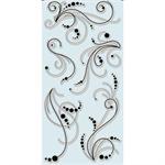 Inkadinkado Clear Stamp Dots & Scrolls Set