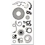 Inkadinkado Clear Stamp Circles & Dots Set