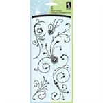 Inkadinkado Clear Stamp Gem Stone Flourishes Set