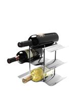 9 Bottle Stainless Steel Wine Rack