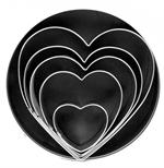 Fox Run Heart Cutter Set 5-Pc