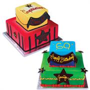 Black Stars And Banner Cake Kit