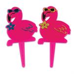 Pink Flamingo Cupcake Picks
