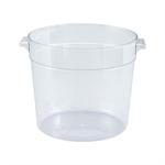 NSF Polycarbonate 6 Quart Round Storage Container