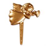 Christmas Golden Angel Cupcake Picks