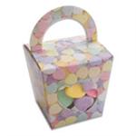 CANDY HEARTS SM. TOTE BOX 6 PER PKG.