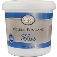 CK Products Blue Rolled Fondant 2 lb.