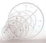 Crystal-Look Clear Round Separator Plates