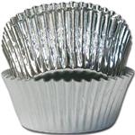 Silver Foil Mini #4 Baking & Candy Cup With Greaseproof Liner